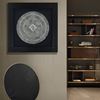 Picture of Abstract Silver Medallion Shadow Box Wall Décor  (MS18925A) 35.43” x 35.43”