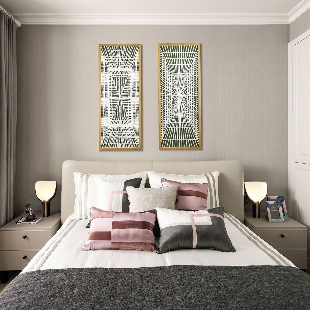 Huji Home Products. HUJI Abstract Paper String Art Shadow Box Wall