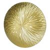 Picture of Golden Pine Wood Carving Plate Wall Décor (MS40186A) 15.74" x 15.74"
