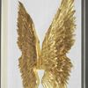 Picture of Gold Wings Acrylic Shadow Box Wall Décor (MS46979) 31.49" x 31.49"