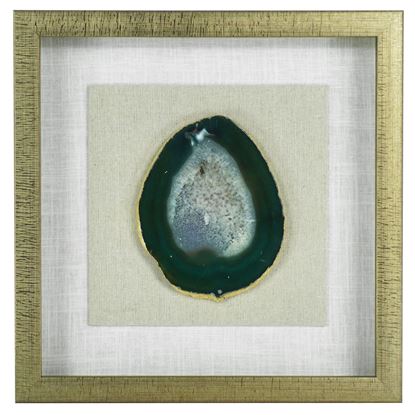 Picture of Agate Slice Shadow Box Wall Décor (MS46988A) 15.74" x 15.74"