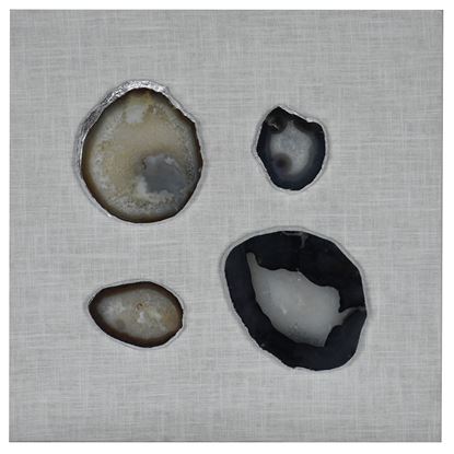Picture of 4-Piece Agate Collection Wall Décor (MS46991B) 23.62" x 23.62"