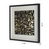 Picture of Egyptian Hieroglyphs Silhouettes Shadow Box Wall Décor (MS55804B) 31.49" x 31.49"