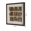 Picture of Abstract 3D Wood Carving Shadow Box Wall Décor (MS56107) 23.62" x 23.62"