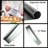 Picture of HUJI Stainless Steel  Rocker Style Pizza Cutter - HJ008