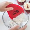 Picture of HUJI Stainless Steel Dough Scraper Cutter and Silicone Bowl Scraper - HJ328