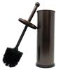 Picture of HUJI Rust Resistant Bronze Toilet Brush Holder with Lid - HJ342