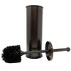 Picture of HUJI Rust Resistant Bronze Toilet Brush Holder with Lid - HJ342