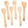 Picture of HUJI Bamboo Wooden Kitchen Cooking Utensils Gadget Set of 6 - HJ094