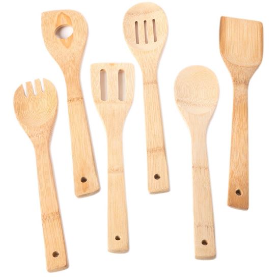 Bamboo Cooking Utensils and Prep Tools