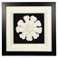 Picture of White Ceramic Flower Shadow Box Wall Décor (MS46986) 23.62" x 23.62"