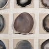 Picture of Assorted Agate Slice Shadow Box Wall Décor  (MS56012C) 23.62" L x 23.62" H