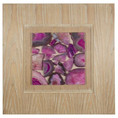 Picture of Shattered Purple Agate Wall Décor (MS56011B) 23.62" x 23.62"