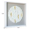 Picture of White Clay Shadow Box Wall Décor (MS56029B) 31.50" L x 31.50" H
