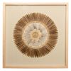 Picture of Feather & Shell Wreath Shadow Box Wall Décor (MS55849A) 31.50" L x 31.50" H