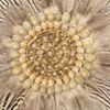 Picture of Feather & Shell Wreath Shadow Box Wall Décor (MS55849A) 31.50" L x 31.50" H