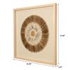 Picture of Feather & Shell Wreath Shadow Box Wall Décor (MS55849A) 31.50" L x 31.50" H