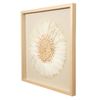 Picture of Feather & Shell Wreath Shadow Box Wall Décor (MS56021) 31.50" L x 31.50" H