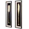 Picture of Wooden Paddle Dimensional Wall Art Set  Shadow Box Wall Decor (2 Piece Set) (MS30756B/C) 15.75" L x 62.99" H