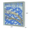Picture of Color Splash on Xuan Paper Shadow Box Wall Décor (Blue) (MS55125A) 19.69" L x 19.69" H