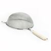 Picture of Huji 2 Stainless Steel Fine 8" Double Mesh Strainer  with a Wooden Handle - HJ146_2PK
