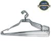 Picture of HUJI Chrome Hangers For Closet Organization (Chrome, Set of 8) - HJ1037