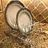 Picture of HUJI Plates Holder Pots' Pans' Lid Organizer Rack for Cabinet, Pantry or Kitchen Counter - HJ293