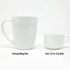 Picture of HUJI Stack-able Porcelain Espresso Turkish Coffee Cups & Saucer with Chrome Rack - HJ142