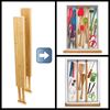 Picture of HUJI Set of 2 Sturdy Eco-Friendly Bamboo Drawer Dividers Organizers -HJ1038