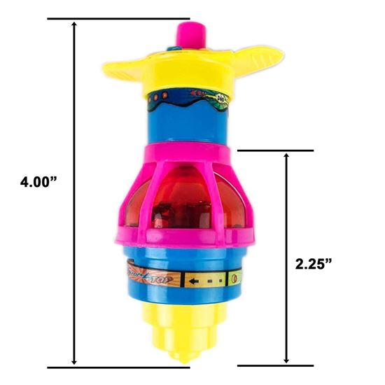 Huji Home Products. Huji Toy Light Up Flashing Gyroscope Spinning Top