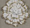 Picture of Gold Ceramic Flower Shadow Box Wall Décor (2 Piece Set)  (MS39291AP/BP) 11.81” L x 11.81” H
