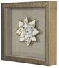 Picture of Gold Ceramic Flower Shadow Box Wall Décor (2 Piece Set) (MS39291CP/DP) 11.81” L x 11.81” H