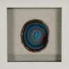 Picture of Blue Agate Slice Shadow Box Wall Décor (2 Piece Set) (MS46990A/B) 11.81” L x 11.81” H