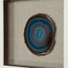 Picture of Blue Agate Slice Shadow Box Wall Décor (2 Piece Set) (MS46990A/B) 11.81” L x 11.81” H