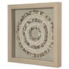 Picture of Sea Shell Rings Shadow Box Wall Décor (2 Piece Set)  (MS47196A/B) 14.17” L x 14.17” H