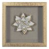 Picture of Gold Ceramic Flower Shadow Box Wall Décor (MS39291CP) 11.81” L x 11.81” H