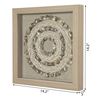 Picture of Sea Shell Rings Shadow Box Wall Décor (2 Piece Set)  (MS47196A/B) 14.17” L x 14.17” H