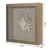 Picture of Gold Ceramic Flower Shadow Box Wall Décor (MS39291CP) 11.81” L x 11.81” H