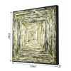 Picture of Gold Pine Wood Carving Wall Décor (MS55163) 23.62" L x 23.62" H