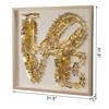 Picture of HUJI “LOVE” Golden Butterfly Wall Décor