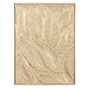 Picture of HUJI Golden Leaves Pine Wood Carving Wall Décor