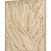 Picture of HUJI Golden Leaves Pine Wood Carving Wall Décor