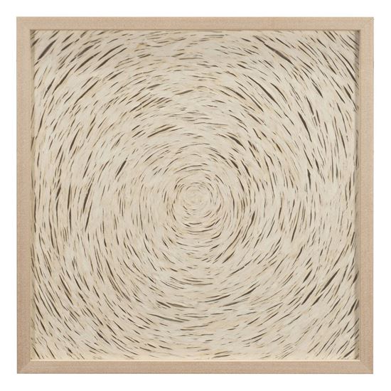 Picture of Abstract Handmade Papier-Mâché Shadow Box Wall Art (MS35257)