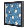 Picture of Abstract Handmade Blue Papier-Mâché Shadow Box Wall Art (MS47659A