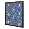 Picture of Abstract Handmade Dark Blue Papier-Mâché Shadow Box Wall Art (MS47660B)