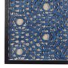 Picture of Abstract Handmade Dark Blue Papier-Mâché Shadow Box Wall Art (MS47660B)