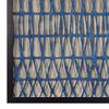Picture of Abstract Handmade Dark Blue Papier-Mâché Shadow Box Wall Art (MS47660C)
