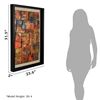 Picture of Gold Foiled Abstract Art Shadow Box Wall Décor(MS22664A)