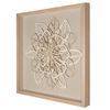 Picture of Handmade Paper Mache String Flower Shadow Box Wall Décor(MS30419A)