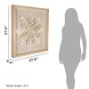 Picture of Handmade Paper Mache String Flower Shadow Box Wall Décor(MS30419B)